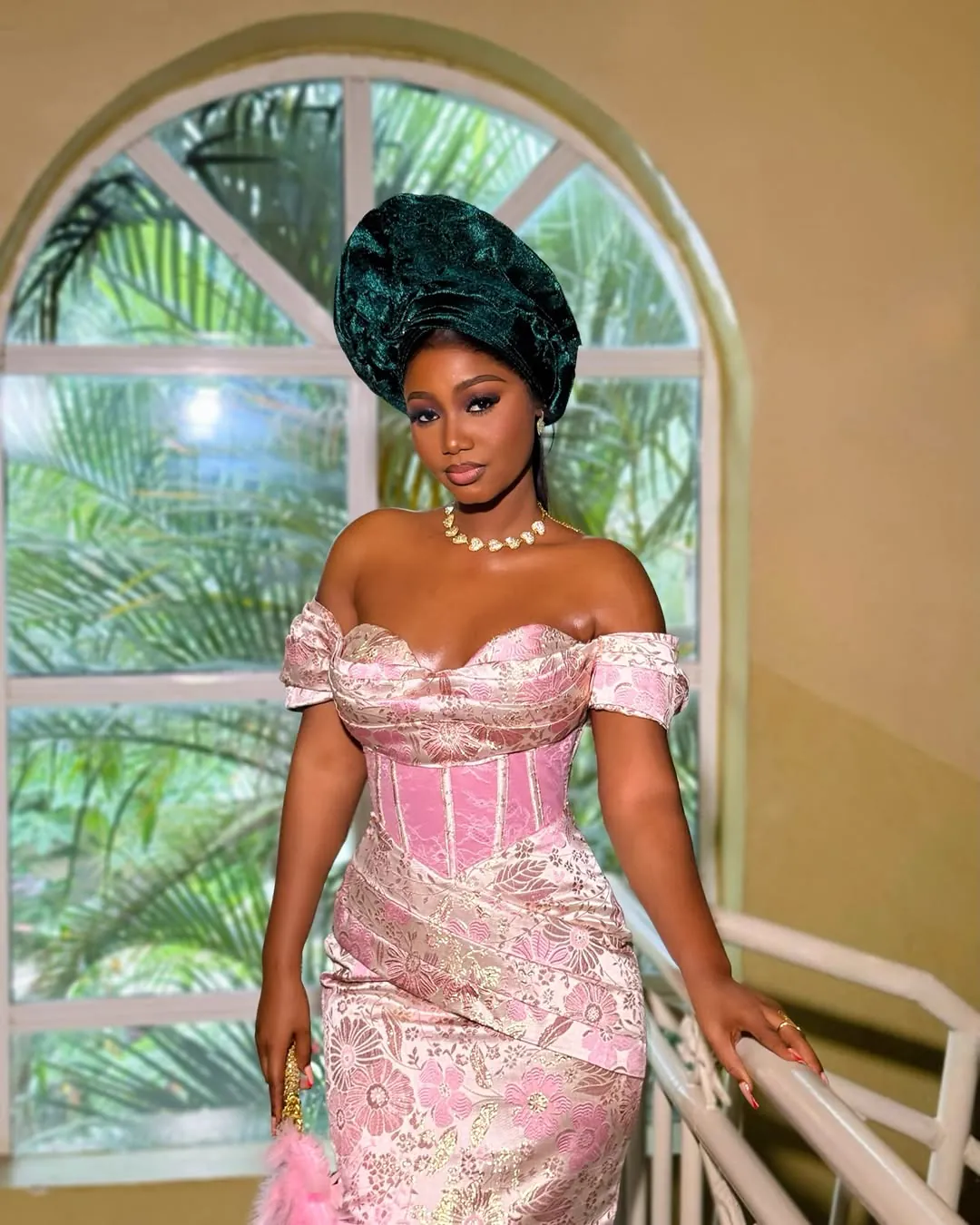 Jiofit Aso Ebi set three, cut for an owambe celebration