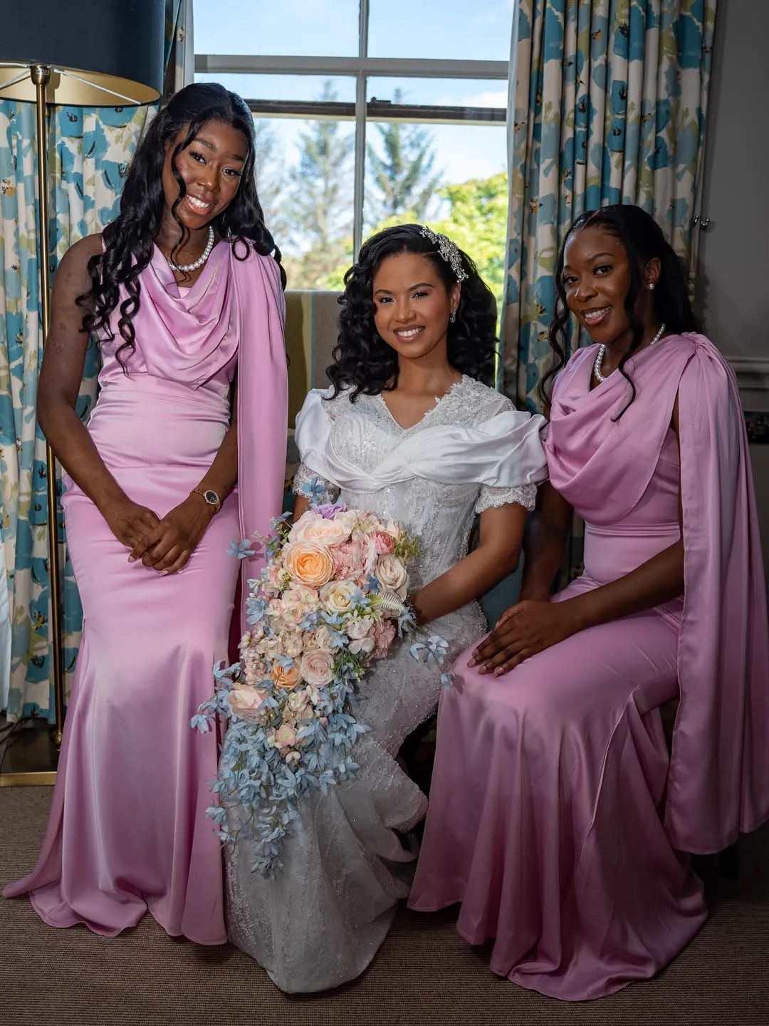 Jiofit bridesmaid dress in an alternative colourway