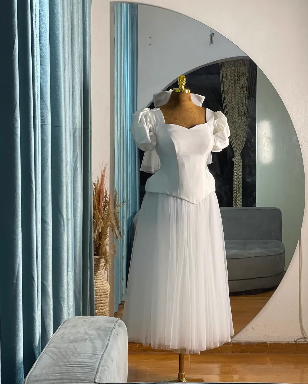 The Jiofit Corti set — bridal separates in ivory